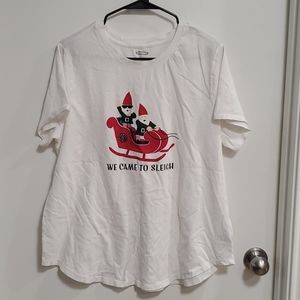 Old Navy Xmas 'Came to Sleigh' tee